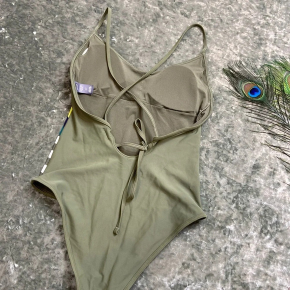 Aerie Palm Tree One Pice Swimsuit - Picture 7 of 7